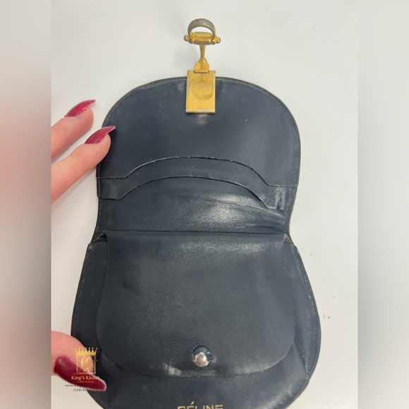 Céline vintage macadam horsebit wallet - Picture 5 of 9